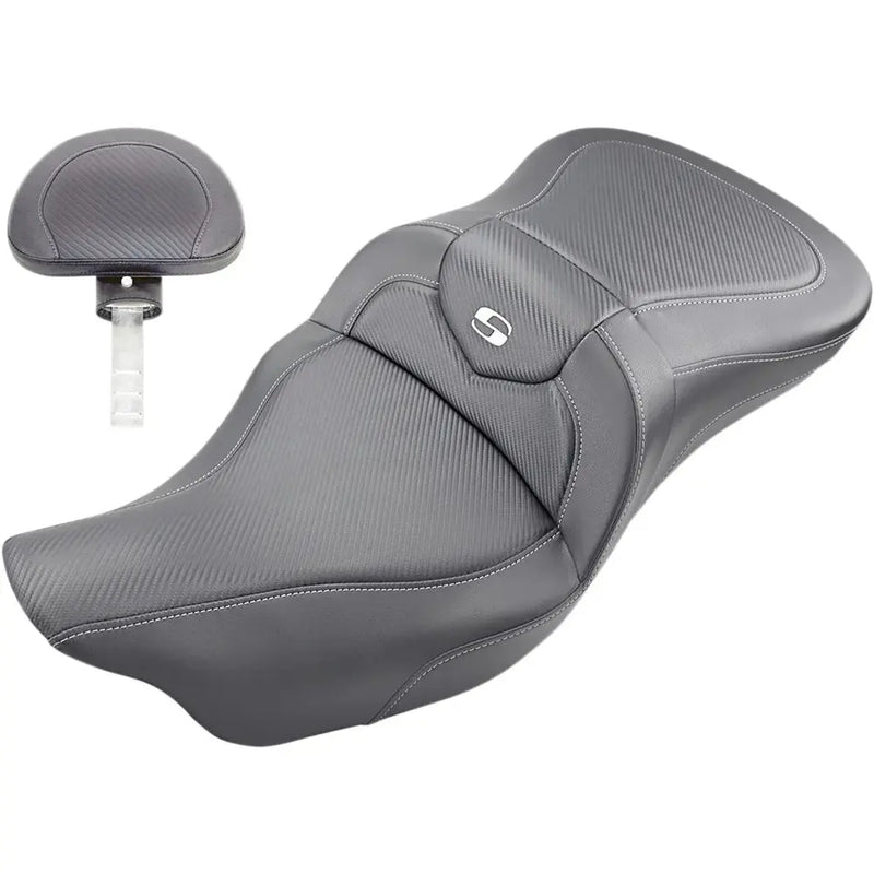 Saddlemen Roadsofa Extended Reach Plain Sadel till Harley