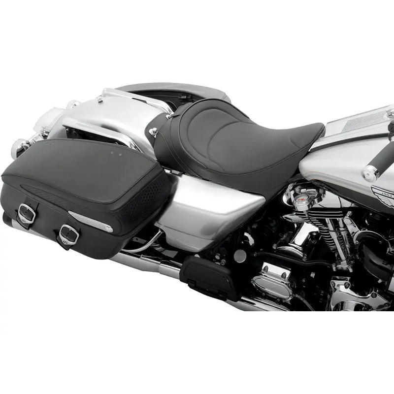 Drag Specialties Ryggstödsförberedd Solo Sadel till Harley