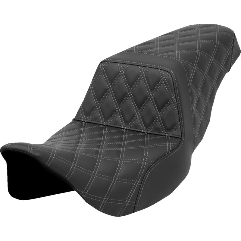 Saddlemen Step-Up Lattice Stitch Sadel till Harley