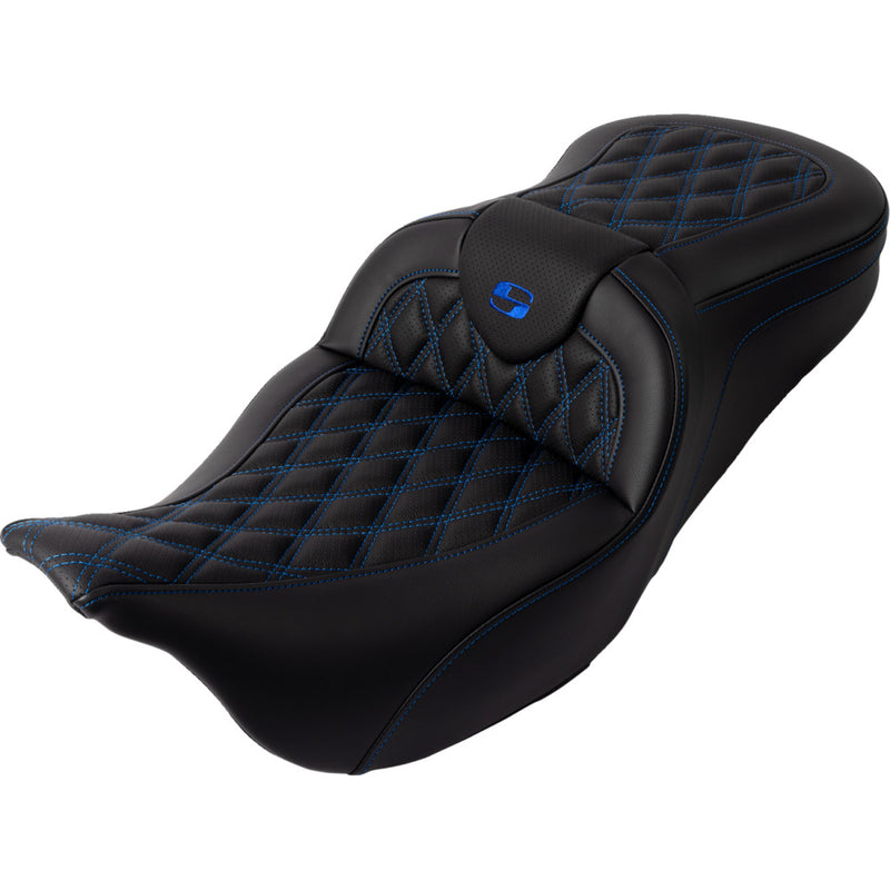 Saddlemen Roadsofa Lattice Stitch Sadel till Harley