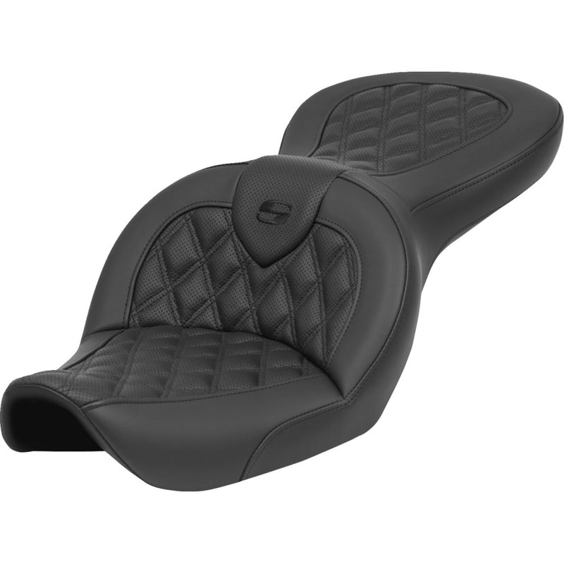 Saddlemen Roadsofa Lattice Stitch Sadel till Harley
