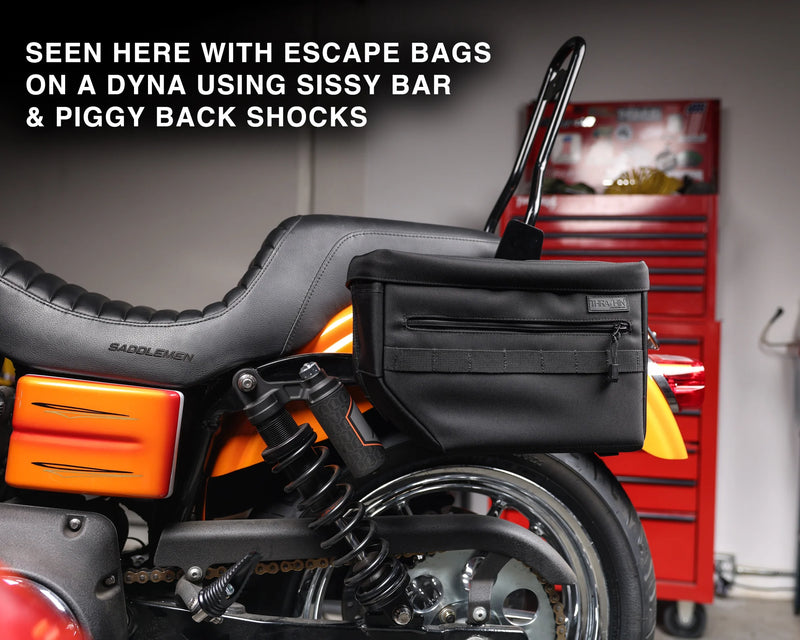Thrashin Supply Hard Mount Stödfästen Sidoväskor till Harley