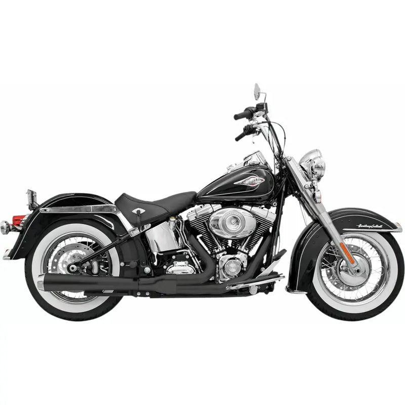 Bassani Road Rage Long Megaphone 2-till-1 Avgassystem till Harley