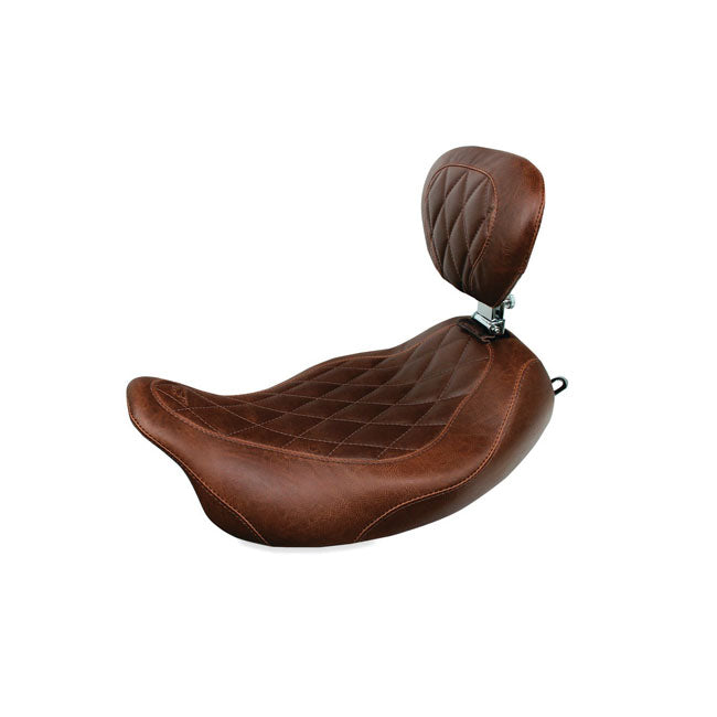 Mustang Wide Tripper Solo Sadel till Harley