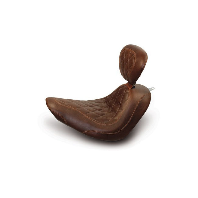 Mustang Wide Tripper Solo Sadel till Harley