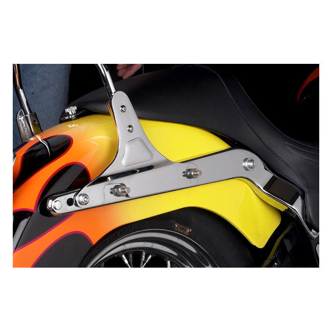 Cycle Visions Bareback Quick Release-sats Sidoväskor till Harley