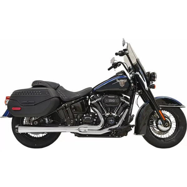 Bassani Road Rage Long Megaphone 2-till-1 Avgassystem till Harley