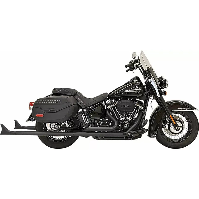 Bassani Fishtail True Dual Avgassystem till Harley