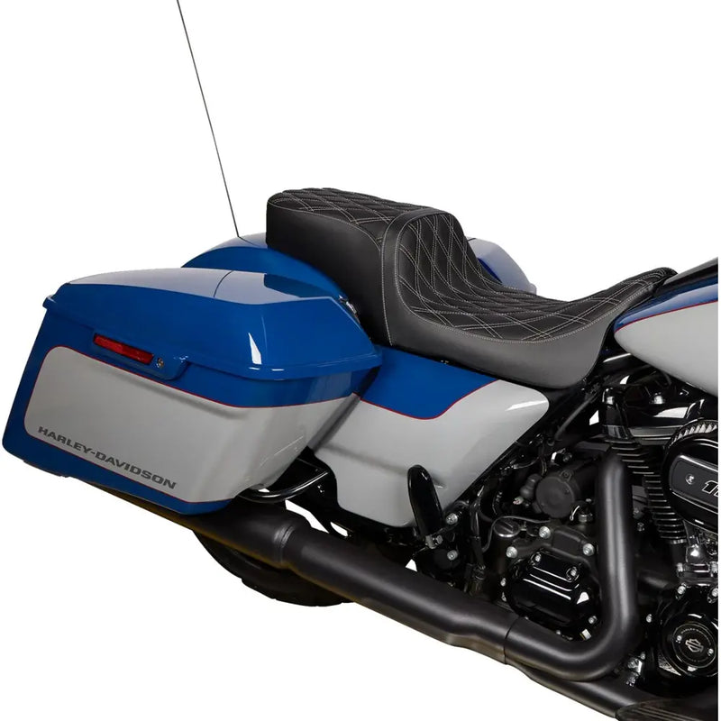 Drag Specialties Performance Predator 2-Up Sadel till Harley
