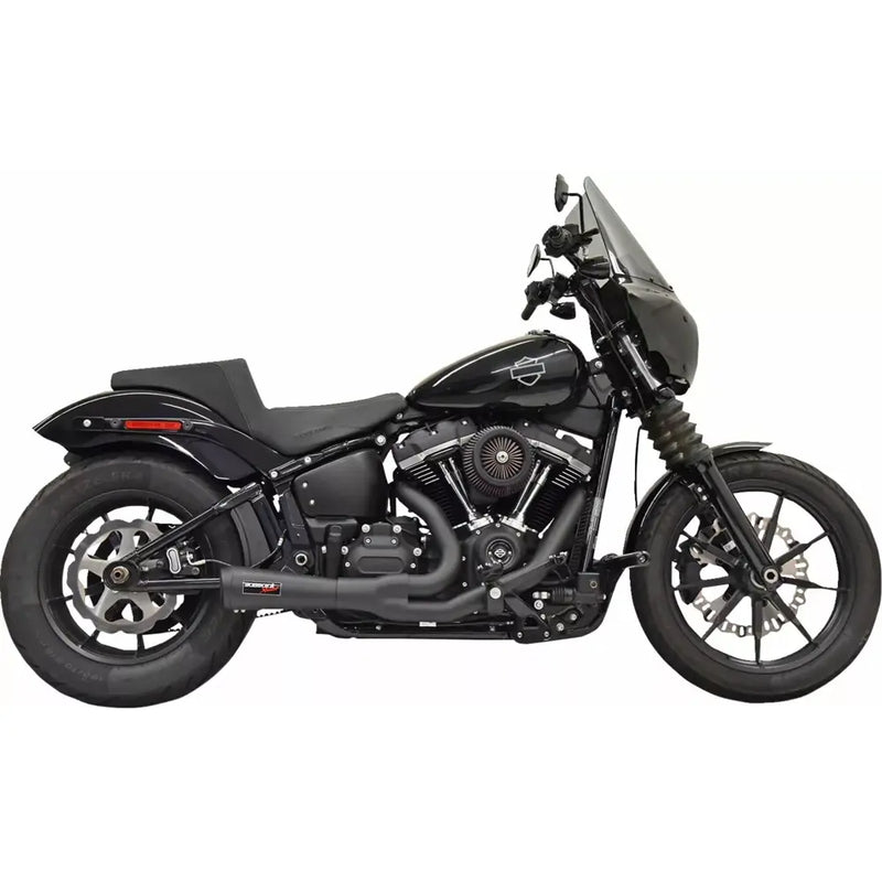 Bassani The Ripper Short 2-till-1 Katalysator Avgassystem till Harley