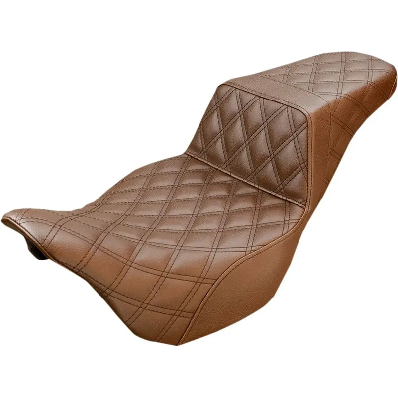 Saddlemen Step-Up Lattice Stitch Sadel till Harley