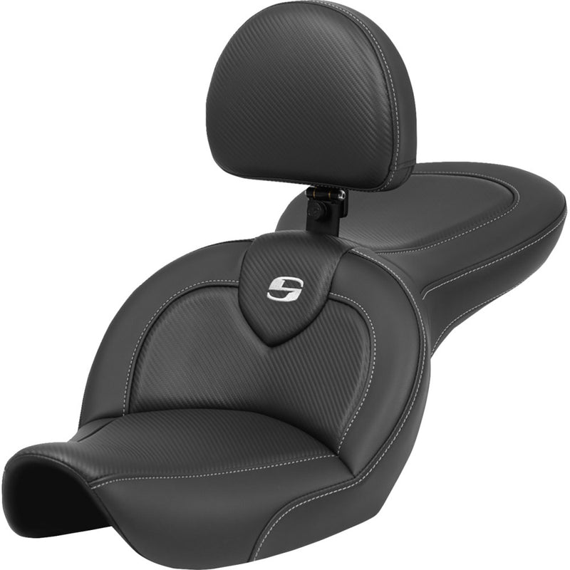 Saddlemen Roadsofa Plain Sadel till Harley