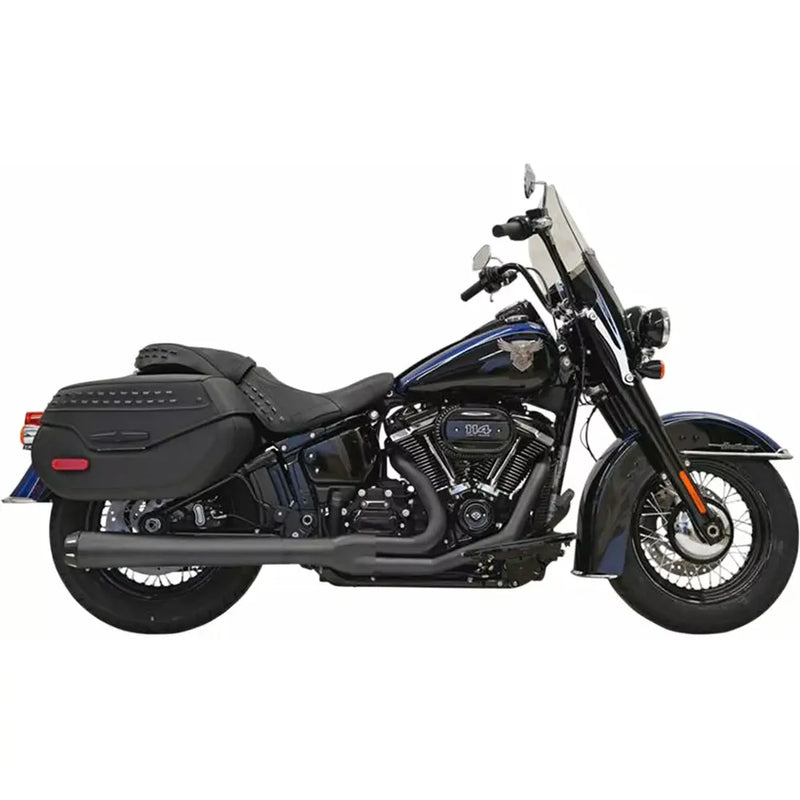 Bassani Road Rage Long Megaphone 2-till-1 Avgassystem till Harley