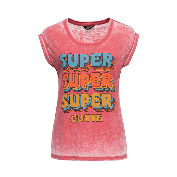 Queen Kerosin Super Cutie T-Shirt Washed