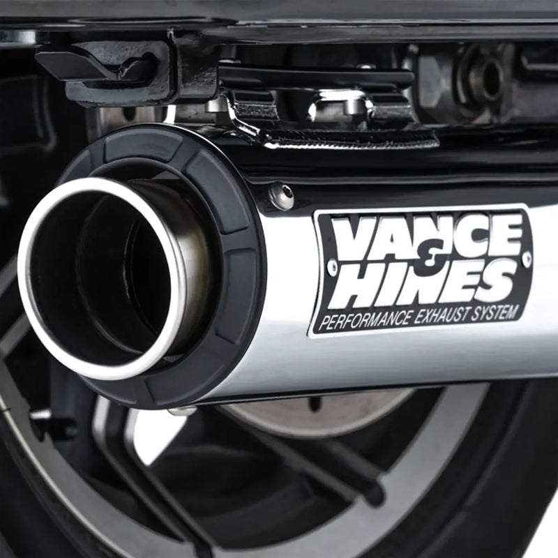 Vance & Hines Supersport 400 Krom Slip-On Ljuddämpare till Harley