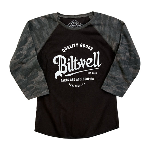 Biltwell Script Baseball Longsleeve Dam