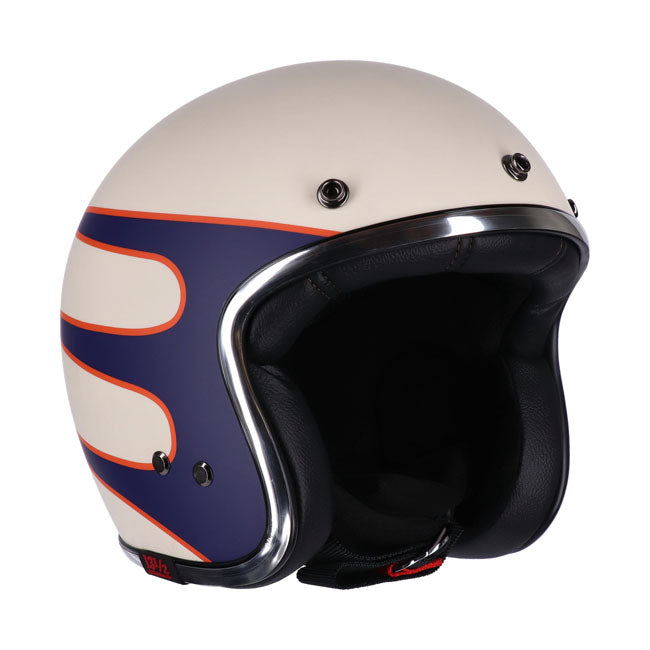 13 1/2 Skull Bucket Öppen MC Hjälm