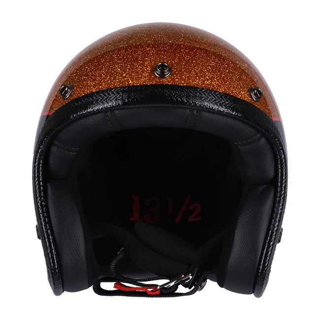 13 1/2 Skull Bucket Öppen MC Hjälm
