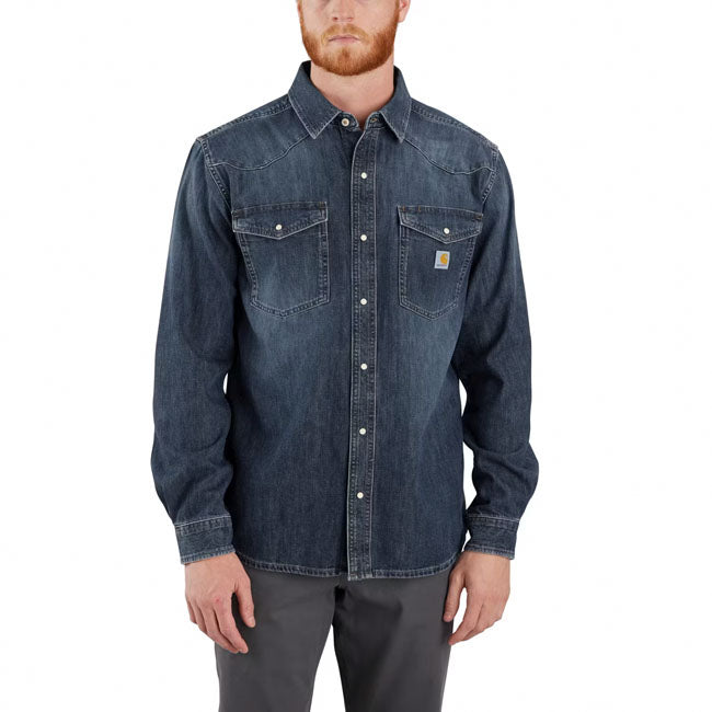 Carhartt Denim Snap Front Skjorta