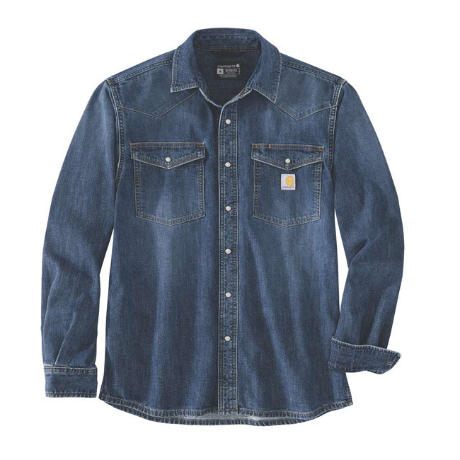 Carhartt Denim Snap Front Skjorta