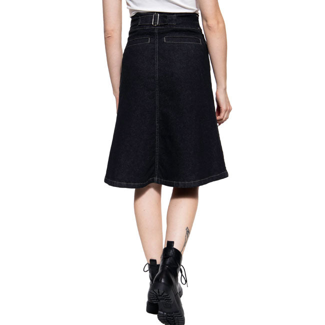 Queen Kerosin Biker Pencil Skirt