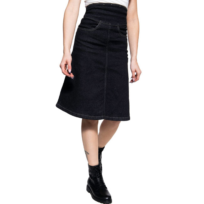 Queen Kerosin Biker Pencil Skirt