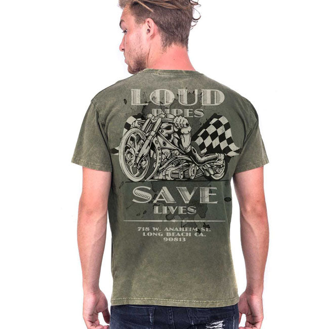 West Coast Choppers Loud Pipes T-Shirt