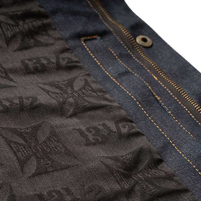 West Coast Choppers x 13 1/2 Dominator RAW Denim MC-Väst