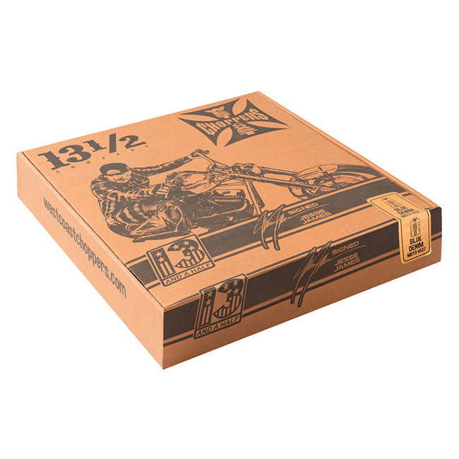West Coast Choppers x 13 1/2 Dominator RAW Denim MC-Väst