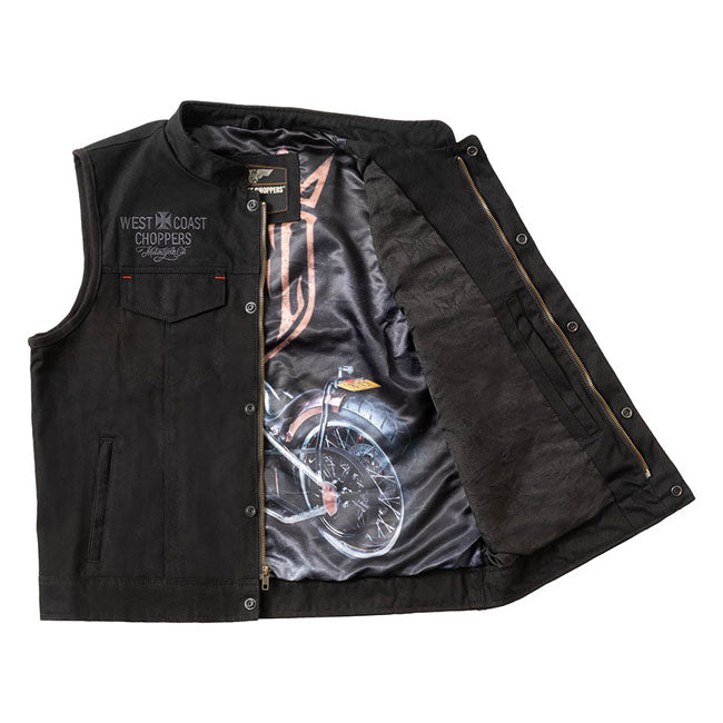 West Coast Choppers x 13 1/2 Dominator Canvas MC-Väst