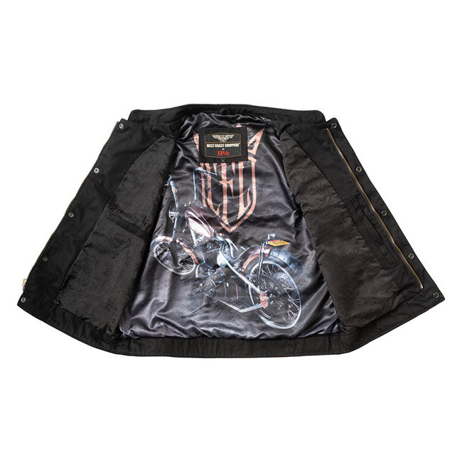 West Coast Choppers x 13 1/2 Dominator Canvas MC-Väst