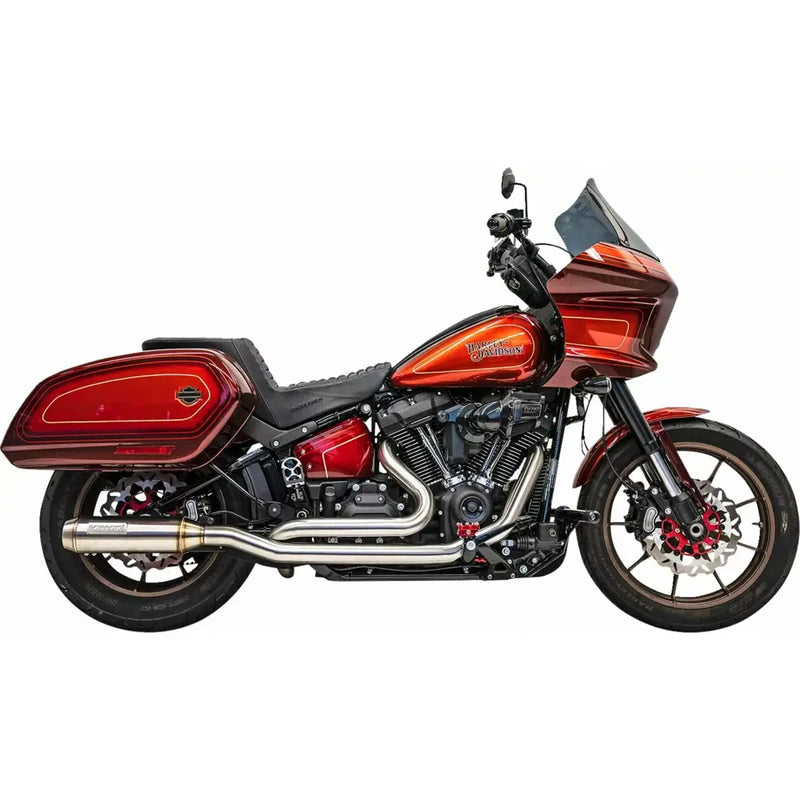 Bassani True Dual Rostfritt Super Bike Avgassystem till Harley