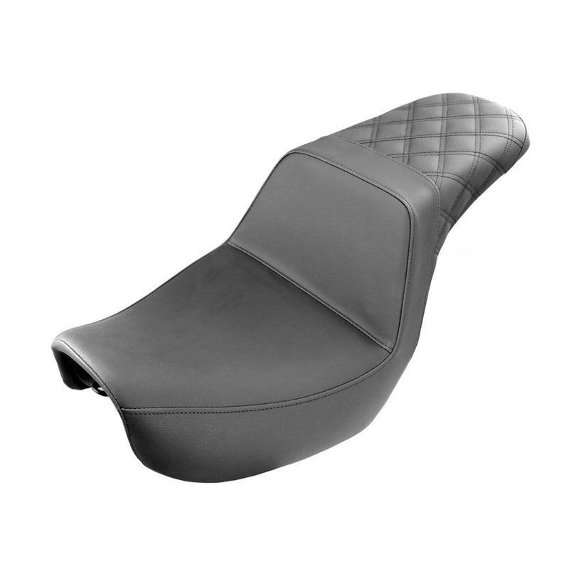 Saddlemen Step-Up Rear Lattice Stitch Sadel till Harley