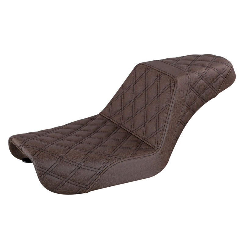 Saddlemen Step-Up Lattice Stitch Sadel till Harley