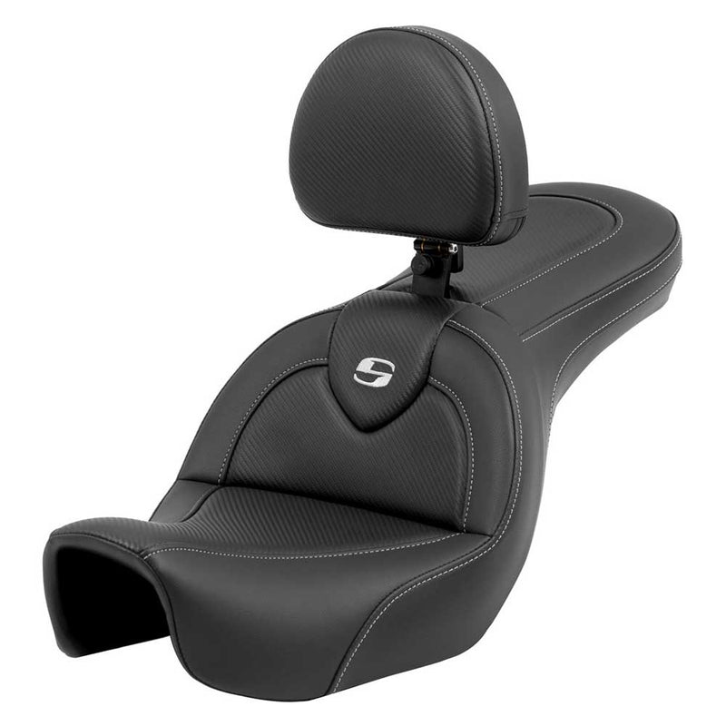 Saddlemen Roadsofa Plain Sadel till Harley