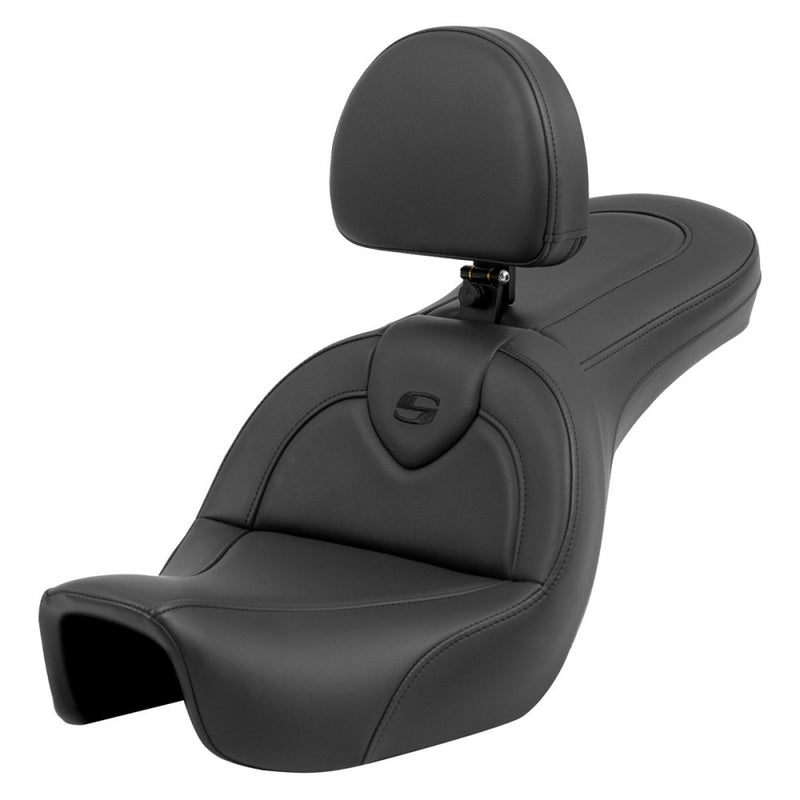 Saddlemen Roadsofa Plain Sadel till Harley