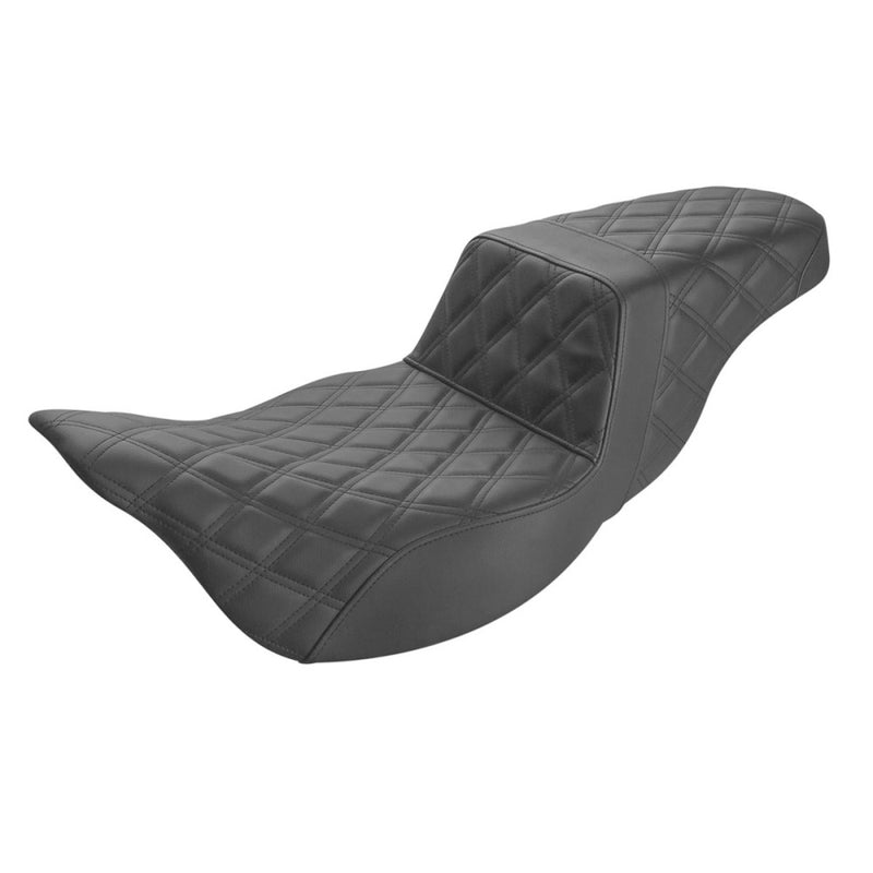 Saddlemen Step-Up Lattice Stitch Sadel till Harley