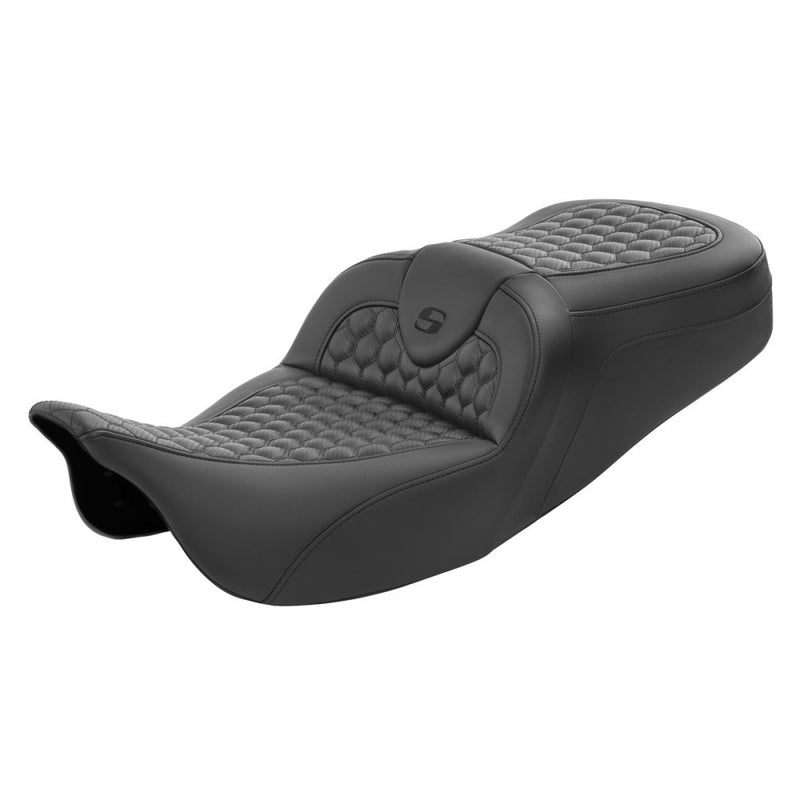 Saddlemen Roadsofa Honeycomb Sadel till Harley