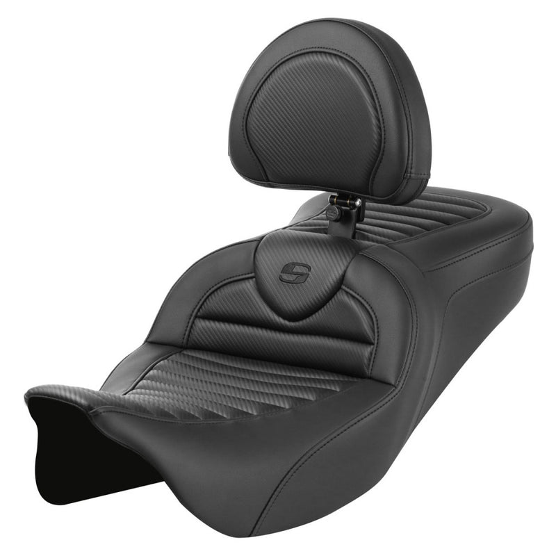 Saddlemen Roadsofa Tuck-n-Roll Sadel till Harley