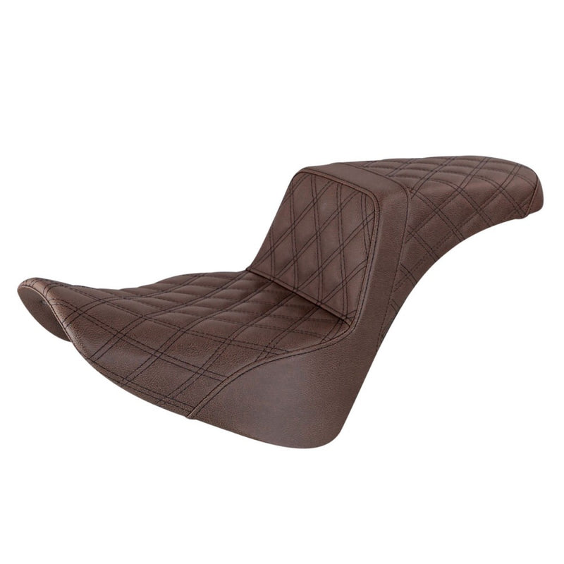 Saddlemen Step-Up Lattice Stitch Sadel till Harley