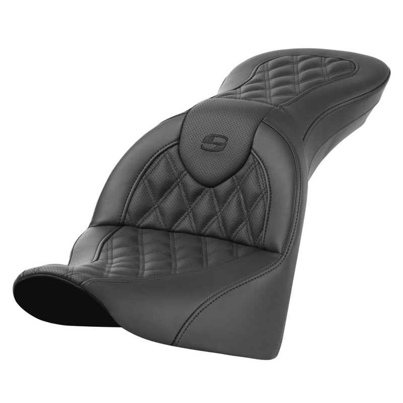 Saddlemen Roadsofa Lattice Stitch Sadel till Harley
