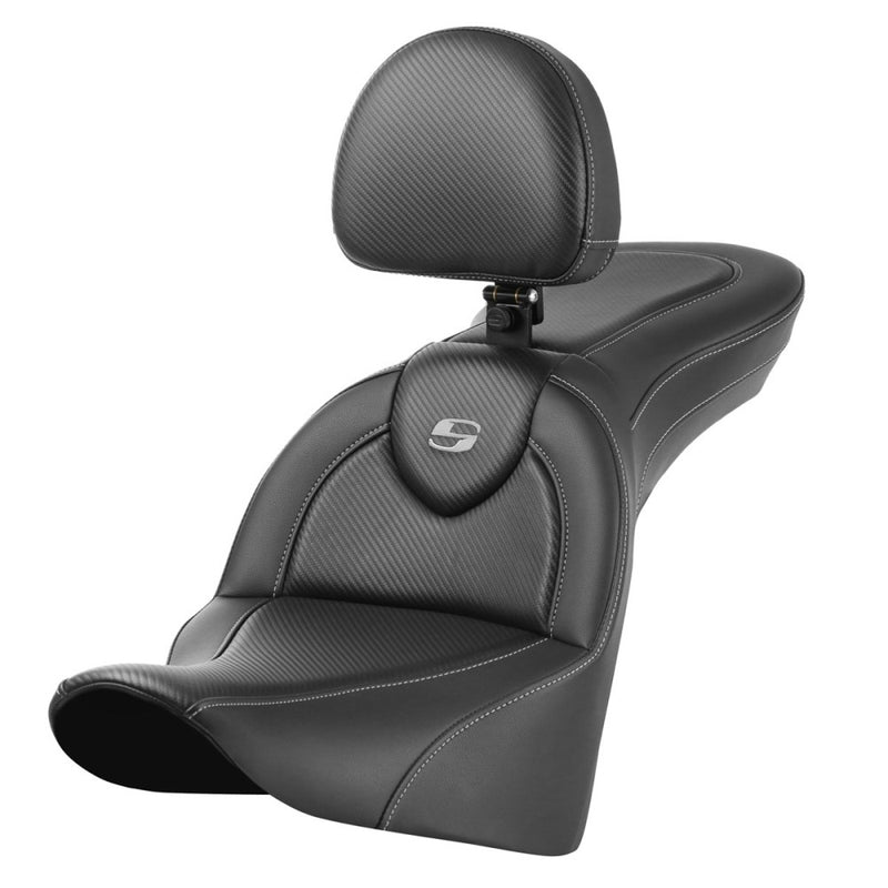 Saddlemen Roadsofa Plain Sadel till Harley
