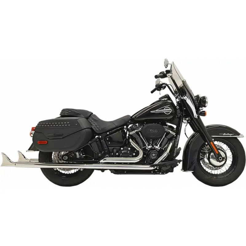 Bassani Fishtail True Dual Avgassystem till Harley