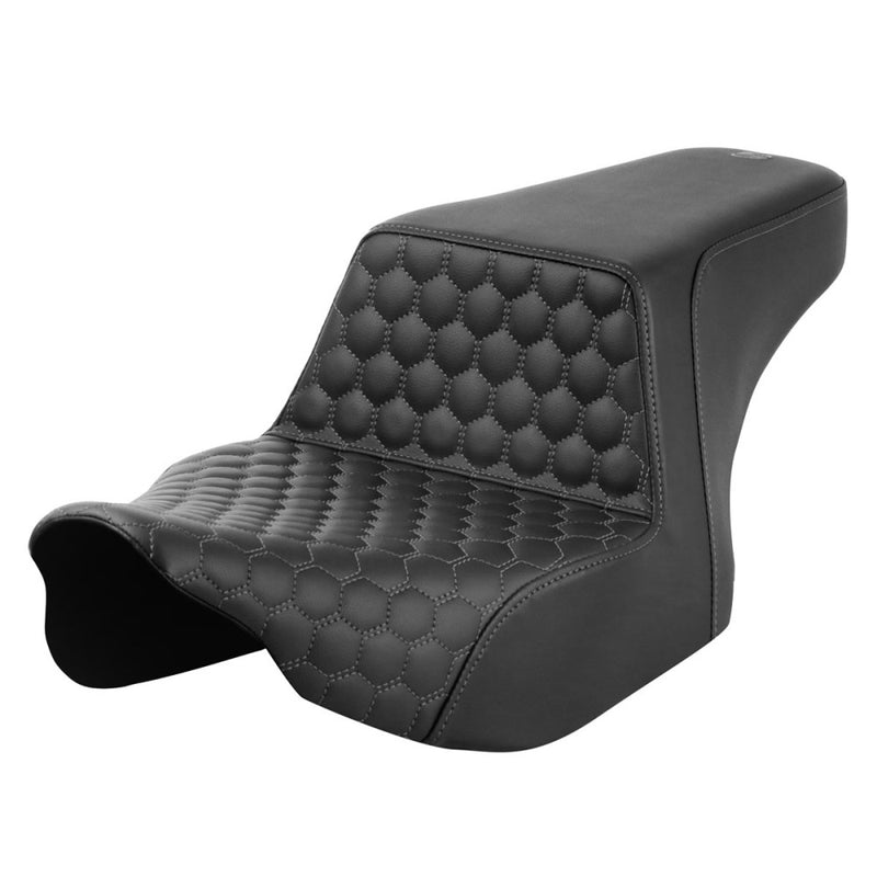 Saddlemen Step-Up Front Honeycomb Sadel till Harley