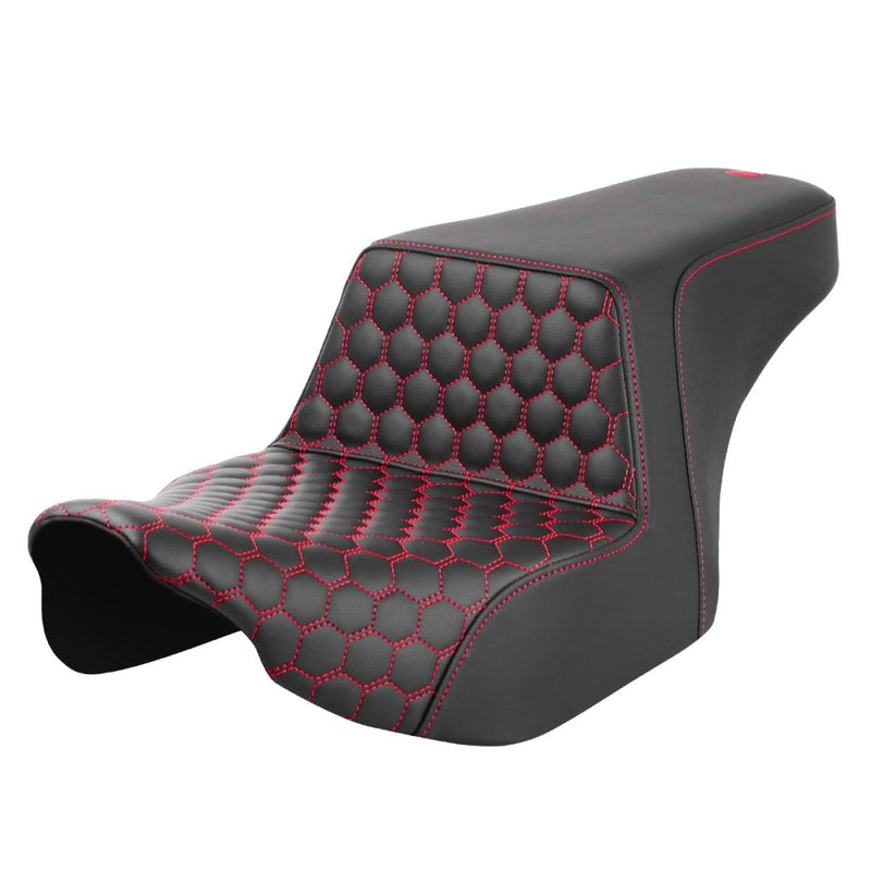 Saddlemen Step-Up Front Honeycomb Sadel till Harley