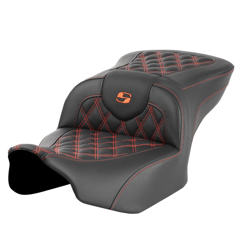 Saddlemen Roadsofa Lattice Stitch Sadel till Harley