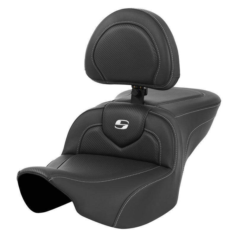 Saddlemen Roadsofa Plain Sadel till Harley