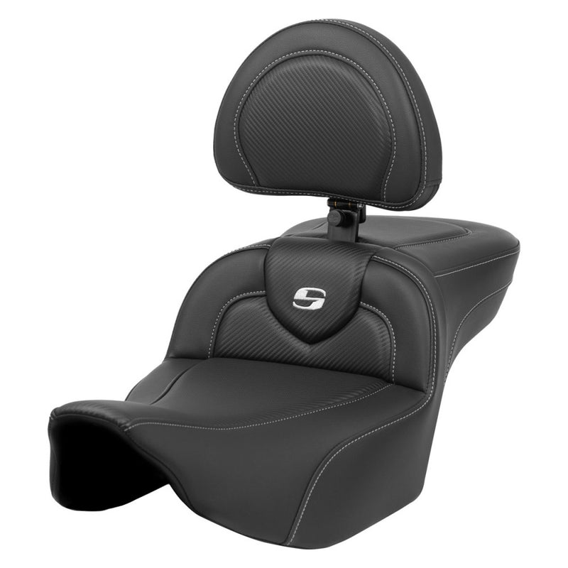 Saddlemen Roadsofa Extended Reach Plain Sadel till Harley