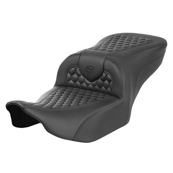 Saddlemen Roadsofa Extended Reach Honeycomb Sadel till Harley