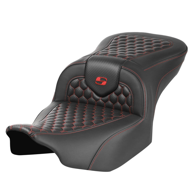 Saddlemen Roadsofa Honeycomb Sadel till Harley